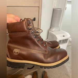 Brown Leather Timberland Men’s Boots size 10.5